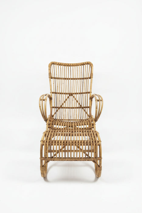 RATTAN CHAIR  EACH     1 OF 3 EACH AS FOUND