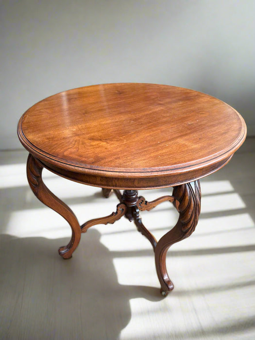 CABRIOLE LEG ROUND TABLE