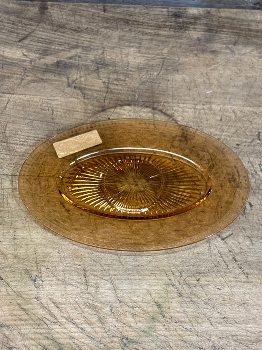 OVAL AMBER PLATTER