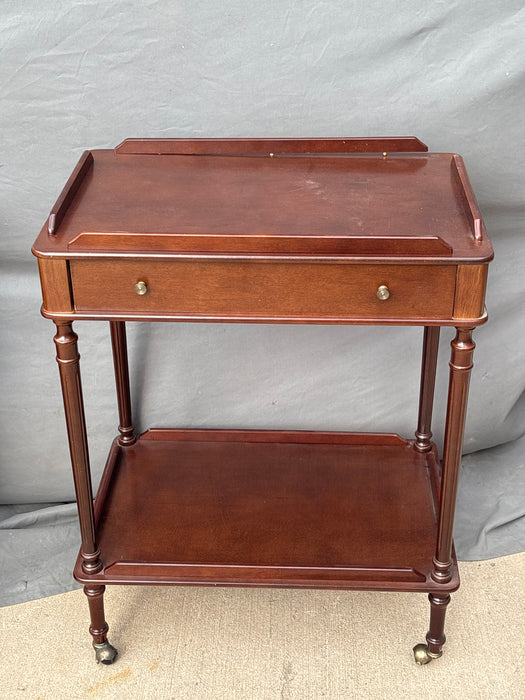 NOT OLD ROLLING ONE DRAWER CART - AS FOUND