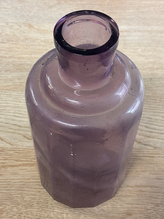 LARGE SODA GLASS JAR