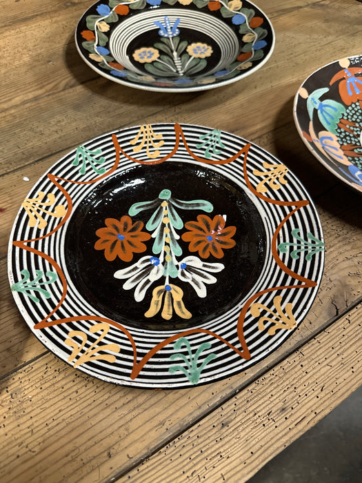 GLAZED TERRA COTTA PLATE