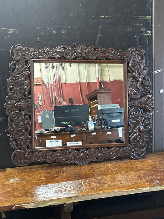 DARK CHERUB MIRROR - AS FOUND