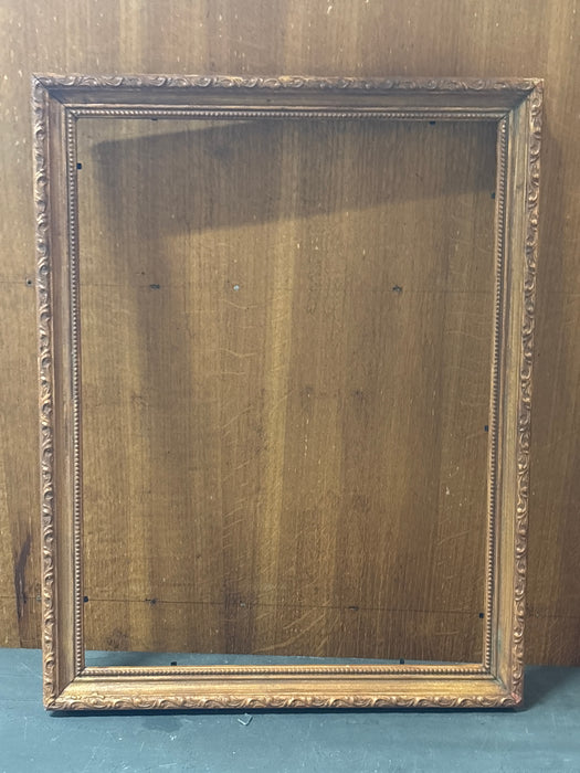 SMALL BROWN CARVED FRAME 1 OF 2