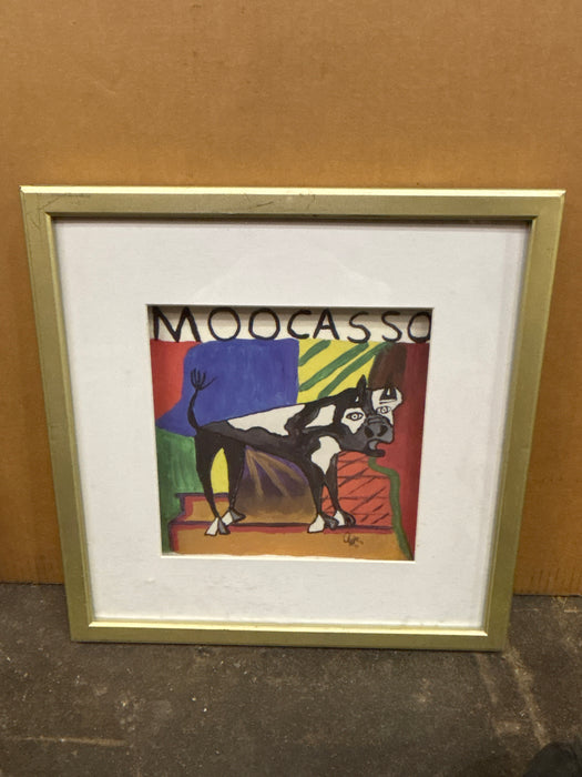 MOOCASSO PAINTING SIGNED AGGIE