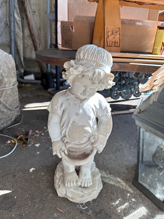 PLASTIQUE BOY GARDEN STATUE