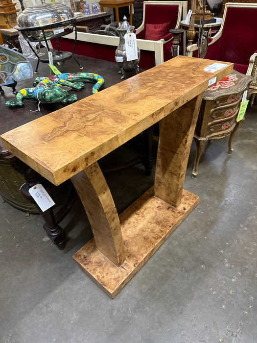ART DECO BIRD'S EYE MAPLE CONSOLE