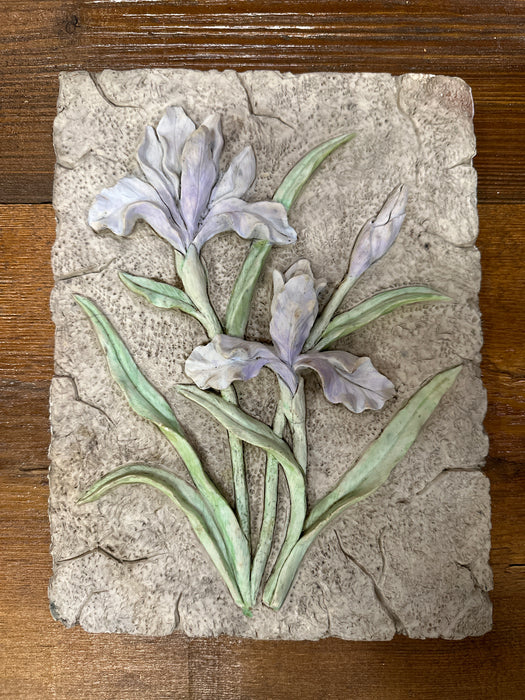FLORAL VERTICAL PLAQUE