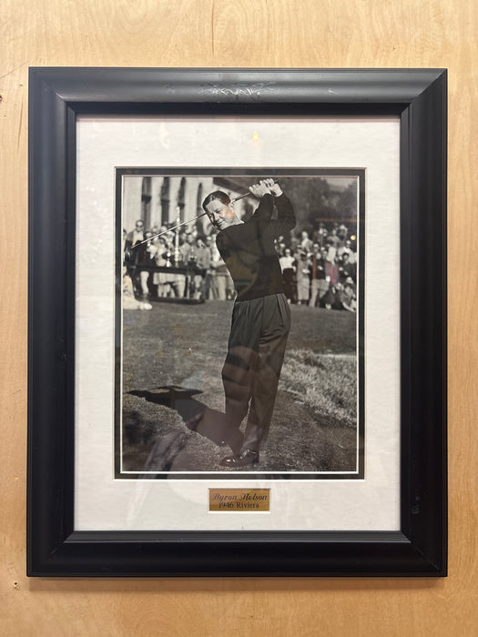 SMALL PHOTOGRAPH OF GOLFER BYRON NELSON 1946 RIVERA