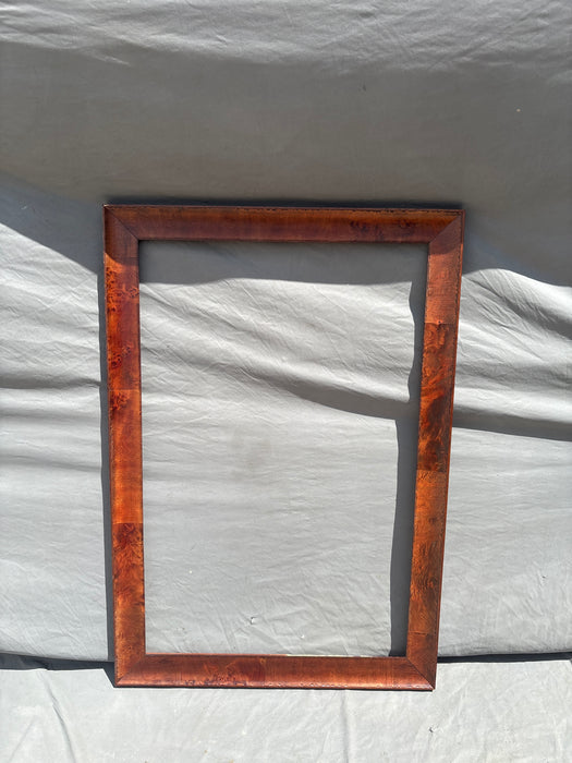 FLARED EDGE BURLED WOOD FRAME