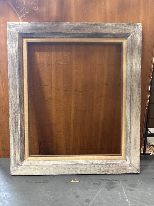 LARGE RUSTIC GRAY FRAME