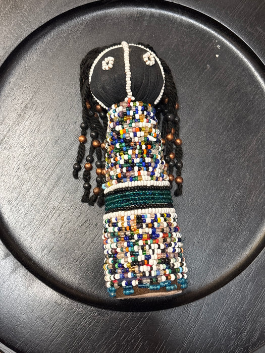 LARGE BEADED DOLL