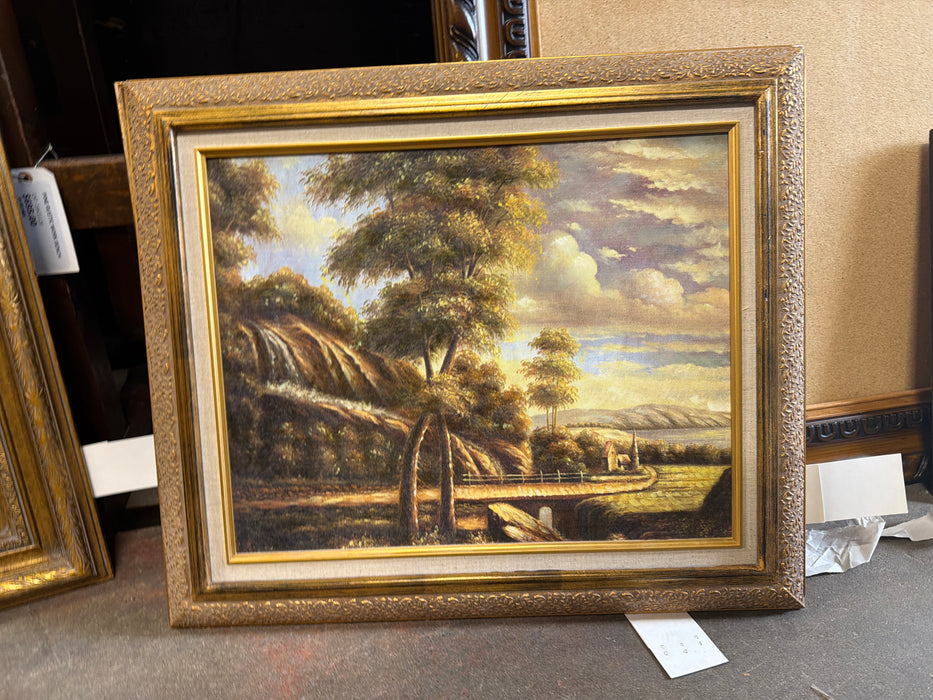 GICLEE BUCOLIC PRINT ON CANVAS