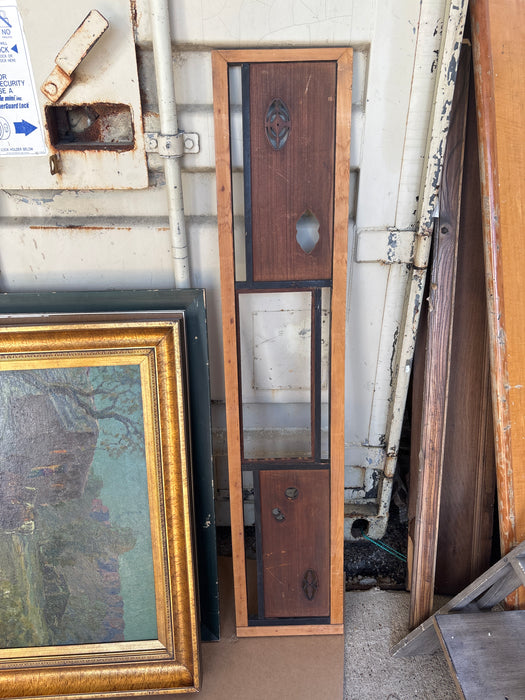 CARVED WALL PIECE - AS FOUND