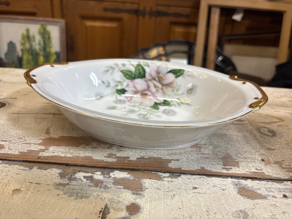 SET OF 3 JAPANESE ROCHELLE PATTE CHINA SERVING PIECES - AS FOUND