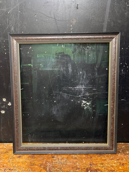 BURLED BLACK AND GREEN FRAME