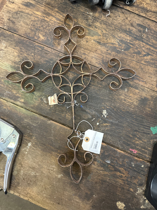 WROUGHT IRON CROSS