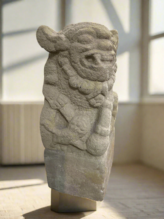 CAST STONE GARGOYLE MARKED TAIWAN`