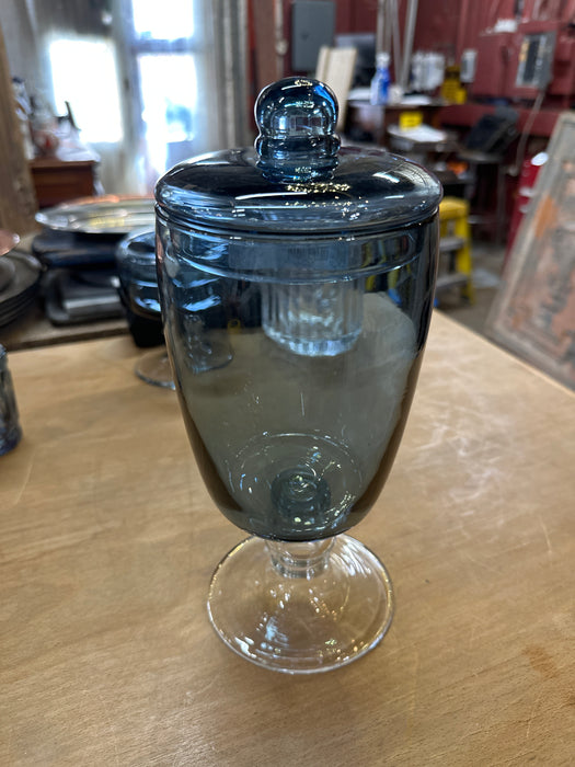 VINTAGE CANDY JAR WITH LID