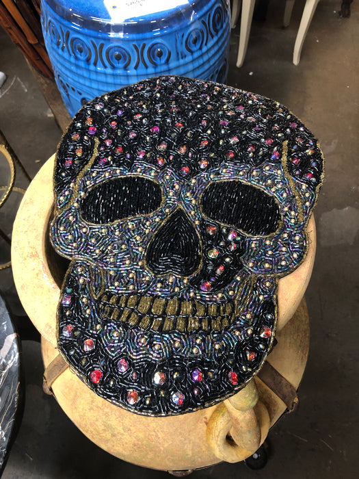 BEADED SKULL PLACE MAT