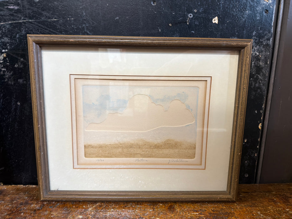PASTURES 10/100 LITHOGRAPH - J. VALENTERS