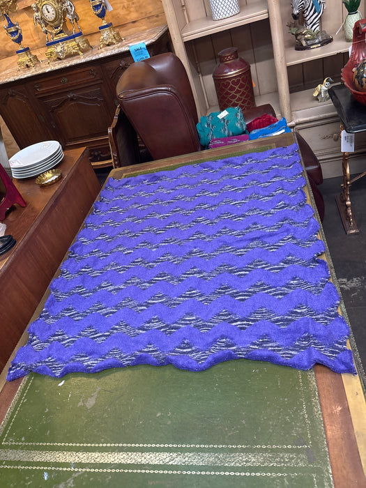 LARGE PURPLE EARLY 1980S ITALIAN MISSONI FABRIC FROM NEIMAN MARCUS 1 OF 5