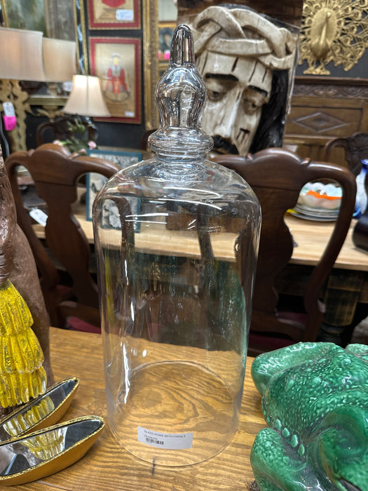 GLASS DOME WITH FINIAL