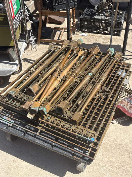 BRONZE TELLER'S CAGE GRILL 1 EACH OF 9