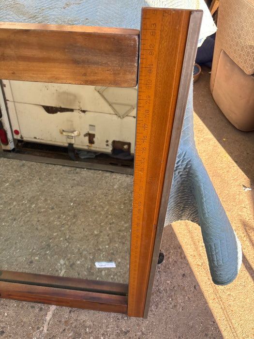 YARDSTICK FRAMED MIRROR
