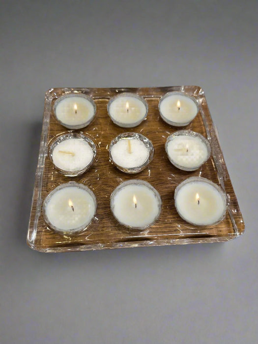 9 LIGHT FLAT VITIVE CANDLE HOLDER