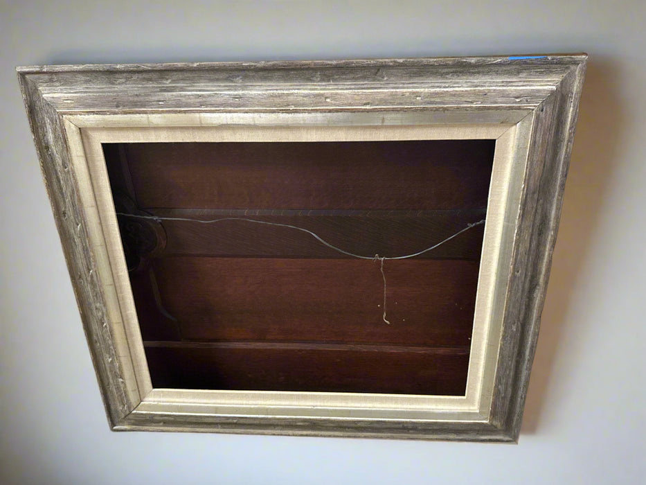 RUSTIC GREY WASH WOOD FRAME