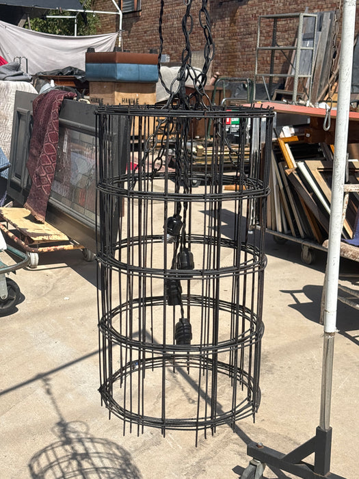 CYLINDER WIRE HANGING LIGHT 1 EACH OF 2