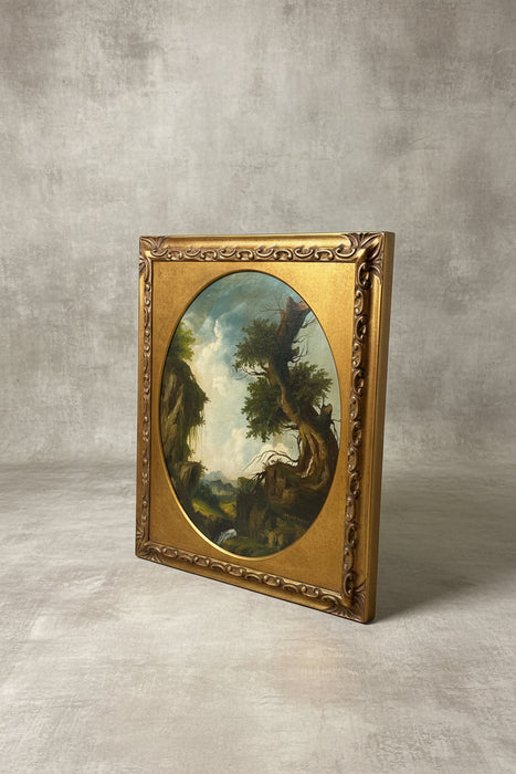 18TH CENTURY STYLE LANDSCAPE - SIGNED BELLA ROCCA