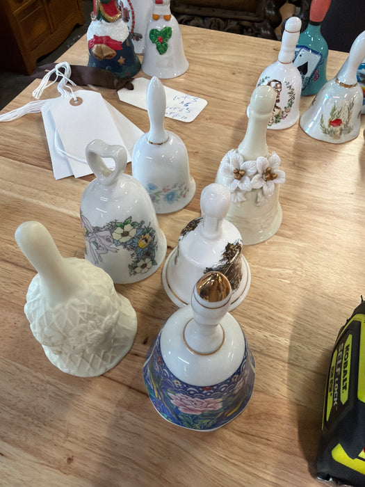 MEDIUM PORCELAIN BELL 1 OF 6