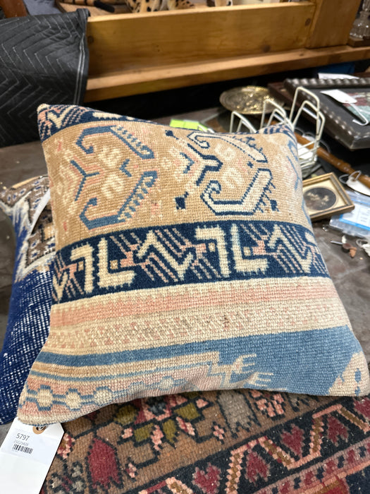 TAPESTRY BLUE PILLOW
