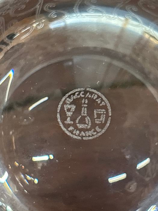 LARGE BACCARAT 10 OZ ROHAN CRYSTAL ROCKS GLASS IN BOX