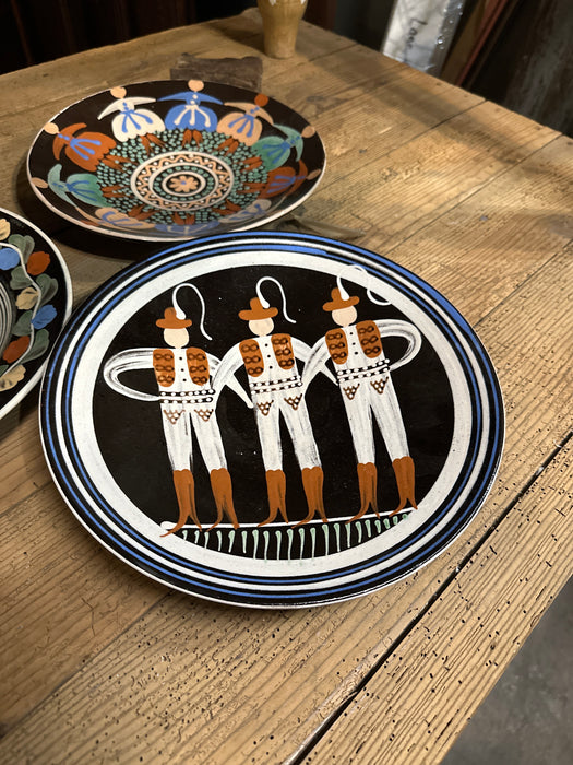 GLAZED TERRA COTTA PLATE