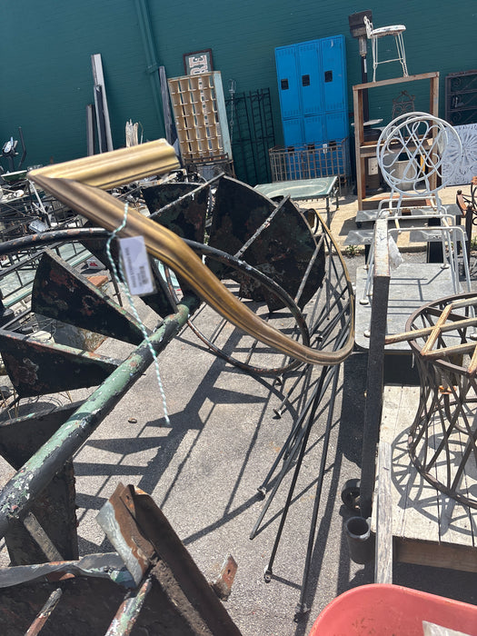 BRASS STAIRWAY RAIL