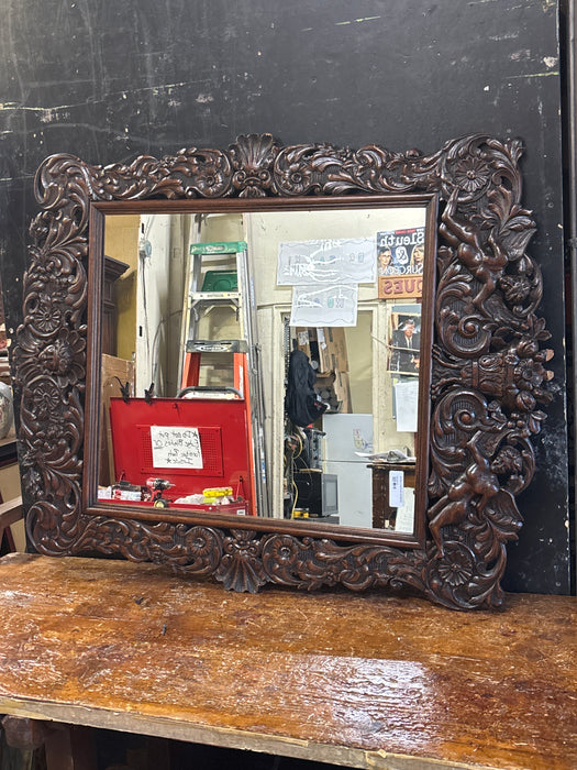 DARK CHERUB MIRROR - AS FOUND