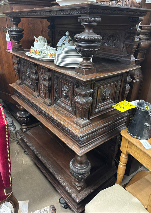 CARVED FRENCH CABINET WITH NICHE