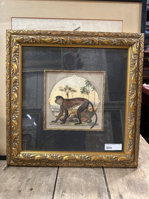 FRAMED MONKEY PRINT