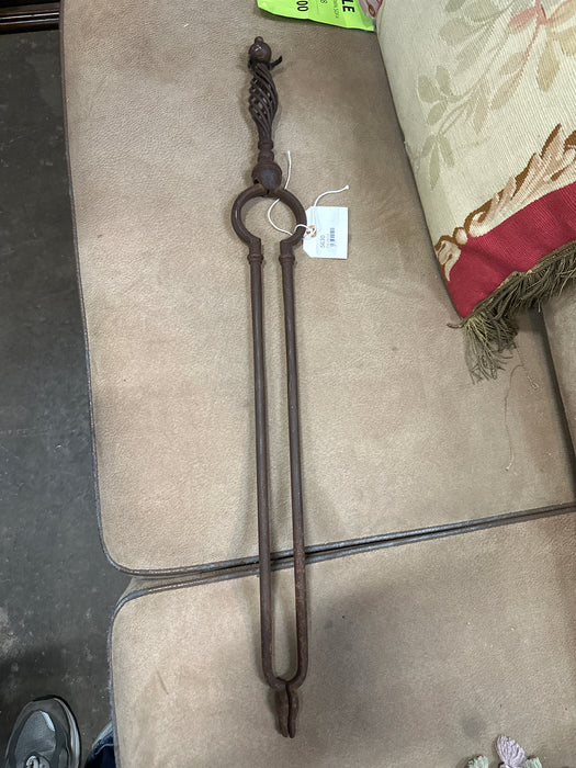IRON FIRE TONGS