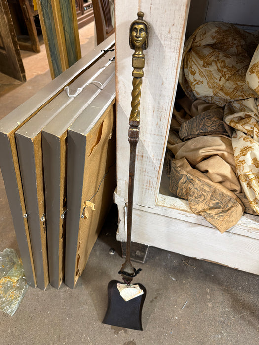 GOLD FACED FIRE SHOVEL