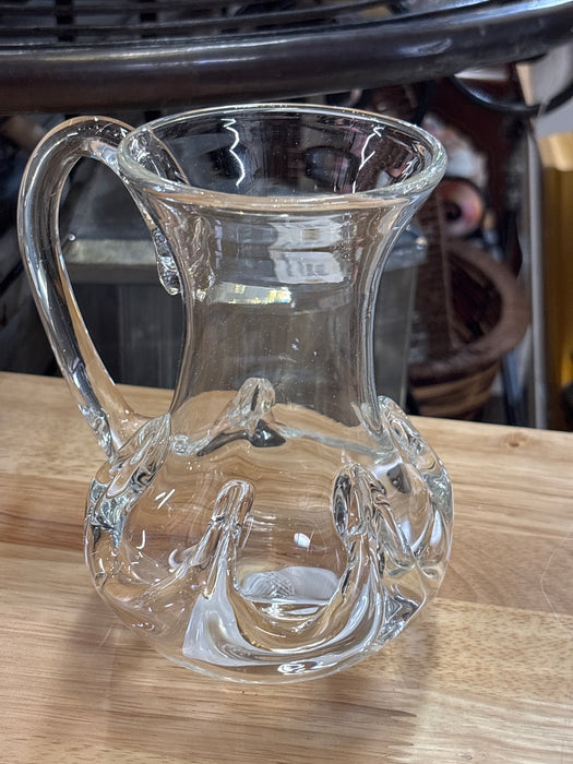 SMALL GLASS SHAPED PITCHER