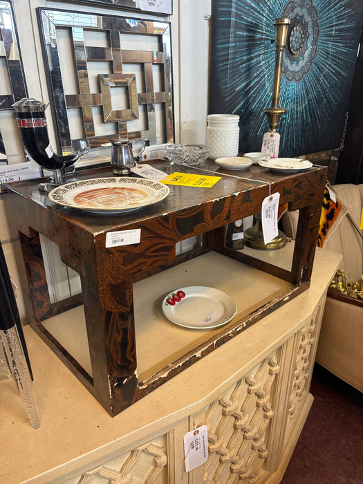 KOREAN LAQUERED TABLE - AS FOUND