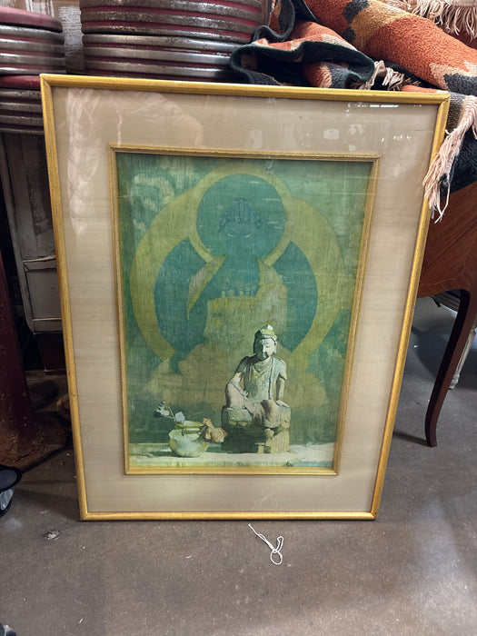 GOLD FRAMED ASIAN PRINT