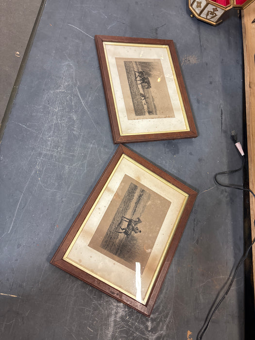 PAIR OF EQUESTRIENNE HORSE ENGRAVINGS