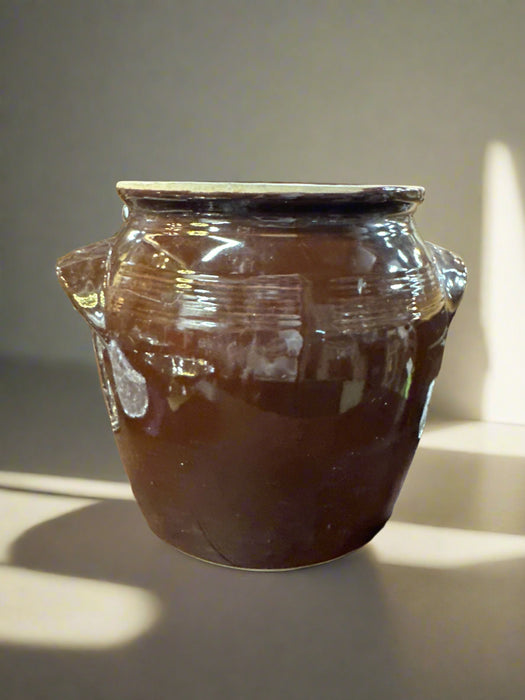 LARGE BROWN CROCK