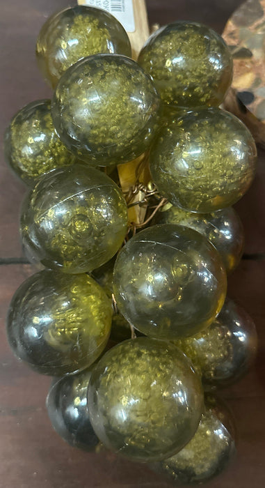 DARK GREEN GRAPES ACRYLIC CLUSTER