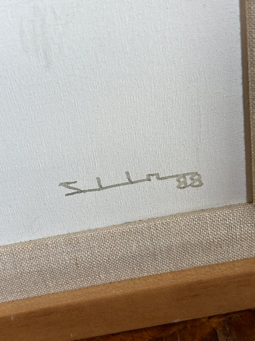 LARGE HARLEQUIN OIL PAINTING